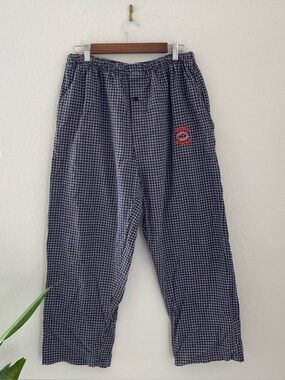 Vintage NFL Chicago Bears Plaid Mens Pajama Pants Size XL